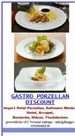 Mobile Screenshot of gastroporzellandiscount.de